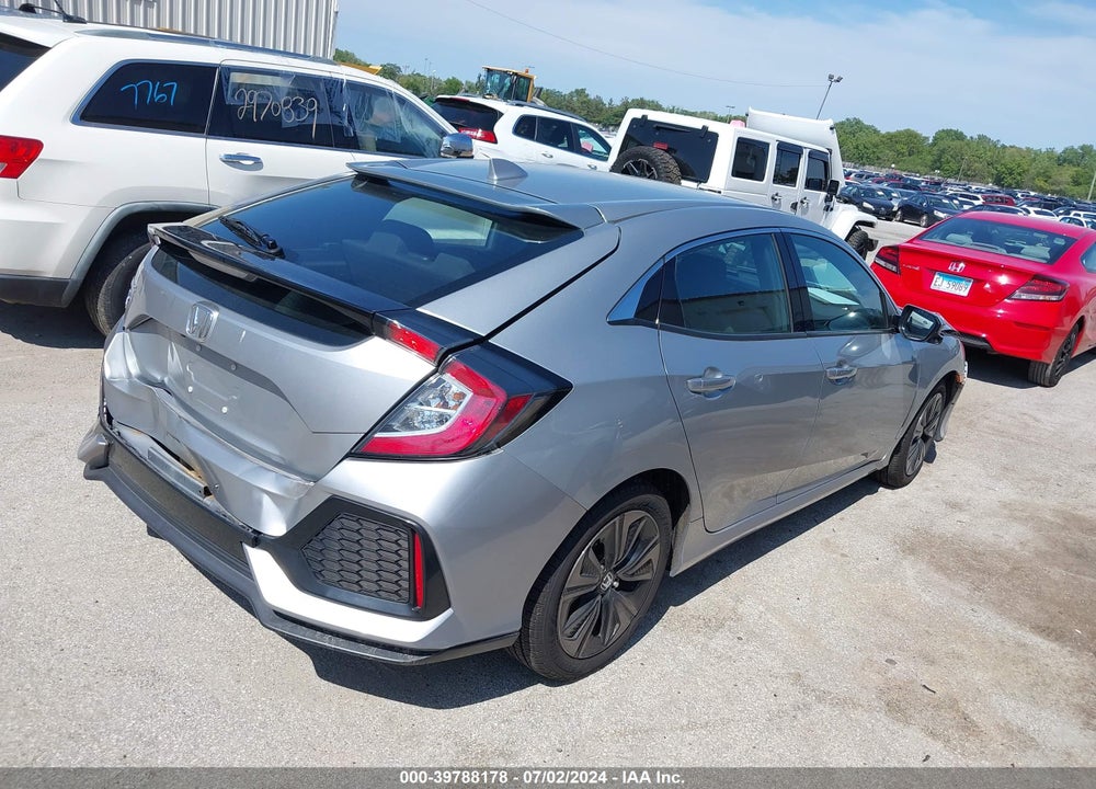 2017 HONDA CIVIC EX VIN: SHHFK7H54HU405626