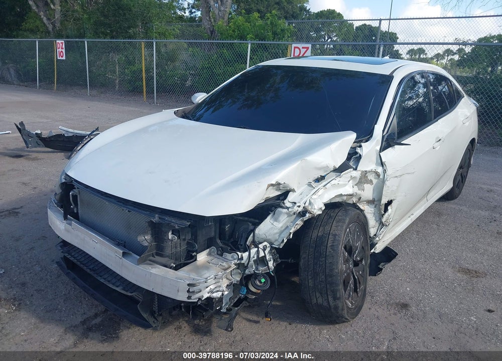 2018 HONDA CIVIC EX VIN: SHHFK7H50JU230796