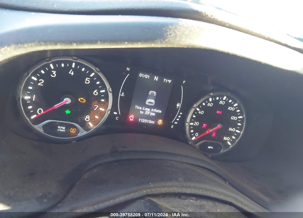 2017 JEEP RENEGADE LATITUDE 4X4 VIN: ZACCJBBB4HPF46648