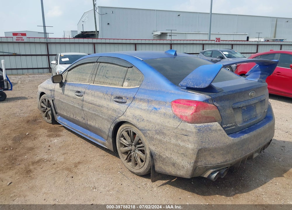 2015 SUBARU WRX VIN: JF1VA1A60F9812243