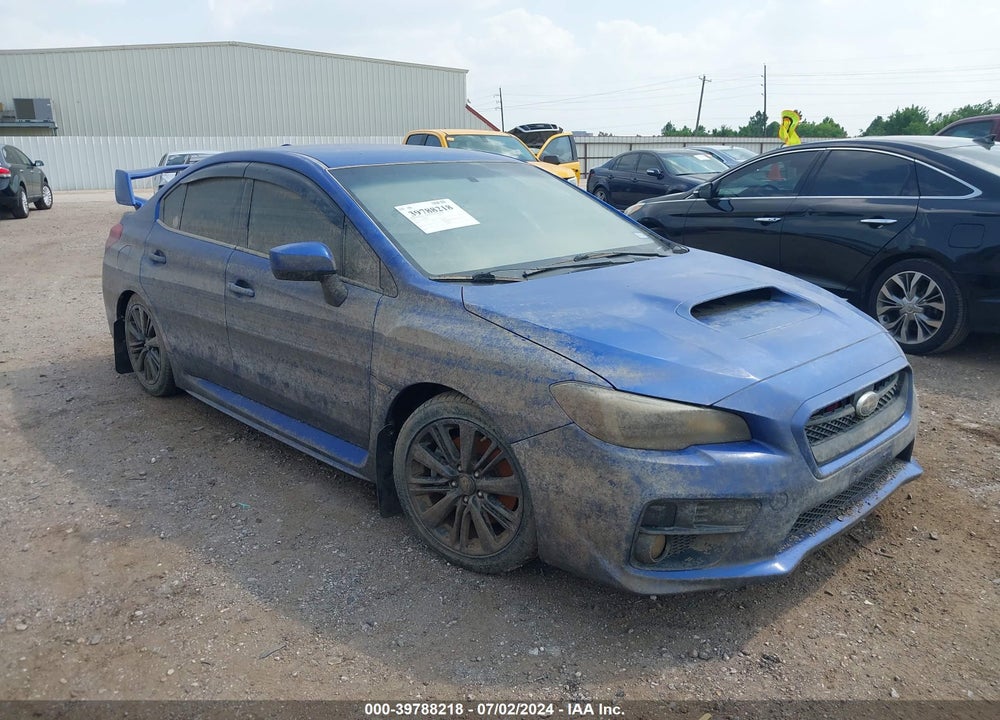 2015 SUBARU WRX VIN: JF1VA1A60F9812243