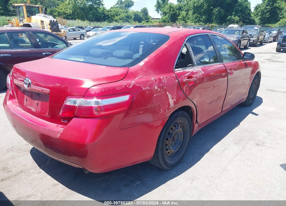 2007 TOYOTA CAMRY LE VIN: JTNBE46K173067771