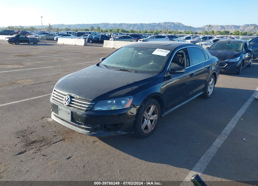 2013 VOLKSWAGEN PASSAT 2.5L SE VIN: 1VWBP7A30DC073571