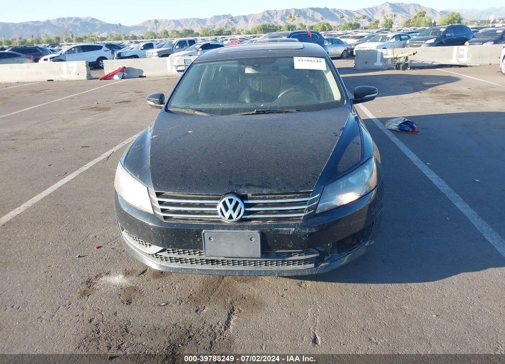 2013 VOLKSWAGEN PASSAT 2.5L SE VIN: 1VWBP7A30DC073571