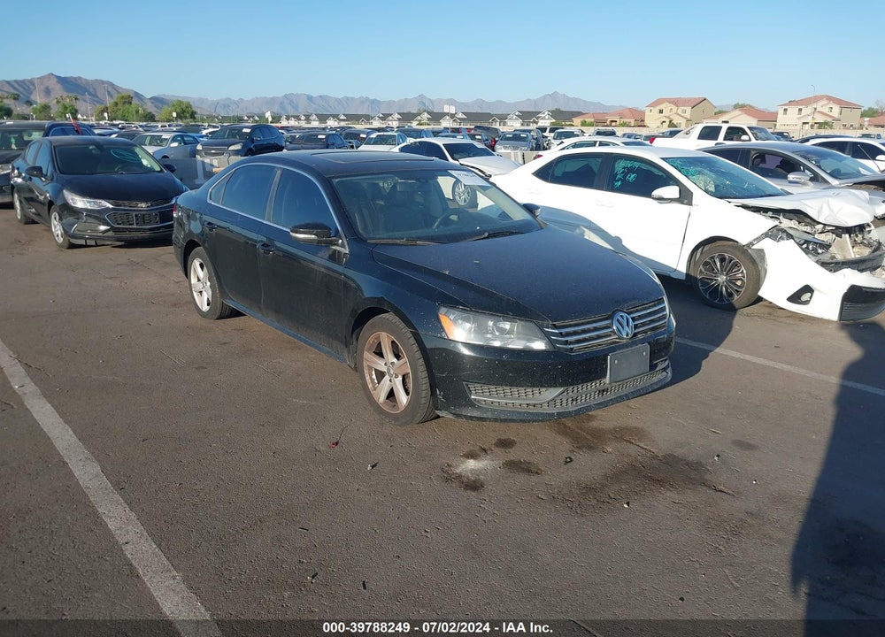 2013 VOLKSWAGEN PASSAT 2.5L SE VIN: 1VWBP7A30DC073571