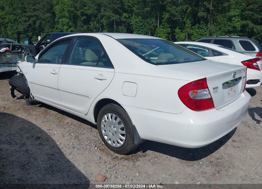 2002 TOYOTA CAMRY VIN: 4T1BE32K82U095389