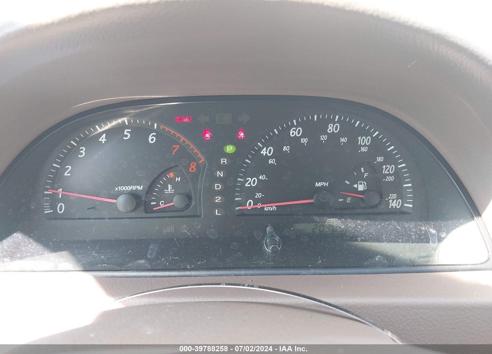 2002 TOYOTA CAMRY VIN: 4T1BE32K82U095389
