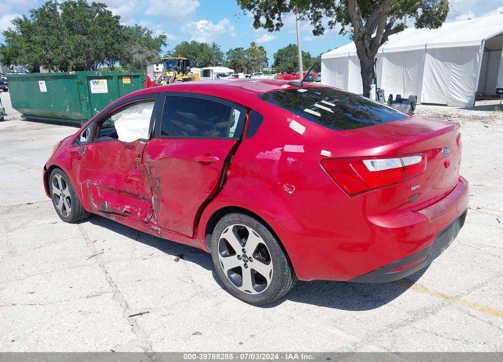 2012 KIA RIO SX VIN: KNADN4A30C6051824
