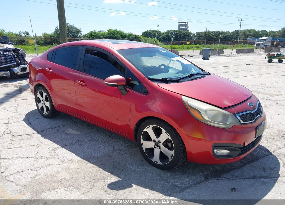 2012 KIA RIO SX VIN: KNADN4A30C6051824