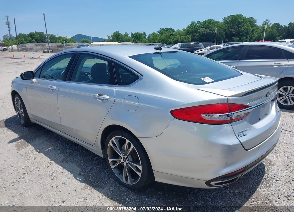 2017 FORD FUSION TITANIUM VIN: 3FA6P0K90HR199182