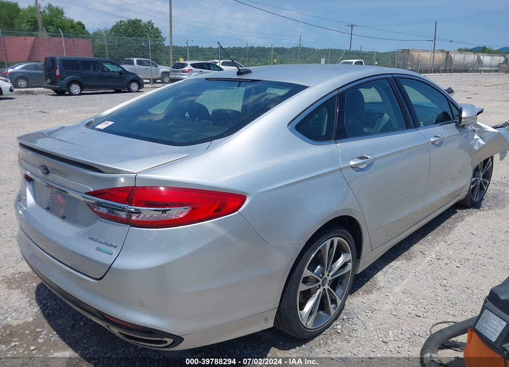 2017 FORD FUSION TITANIUM VIN: 3FA6P0K90HR199182