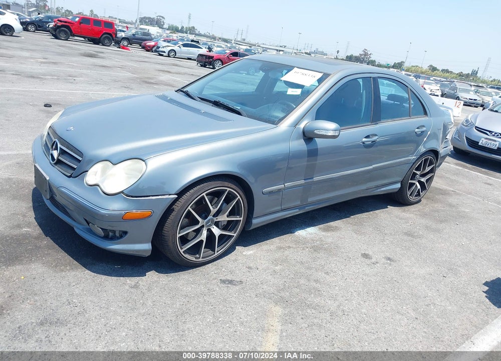 2007 MERCEDES-BENZ C 230 SPORT VIN: WDBRF52H77A939199