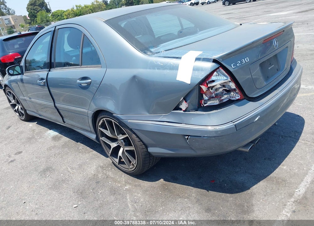 2007 MERCEDES-BENZ C 230 SPORT VIN: WDBRF52H77A939199
