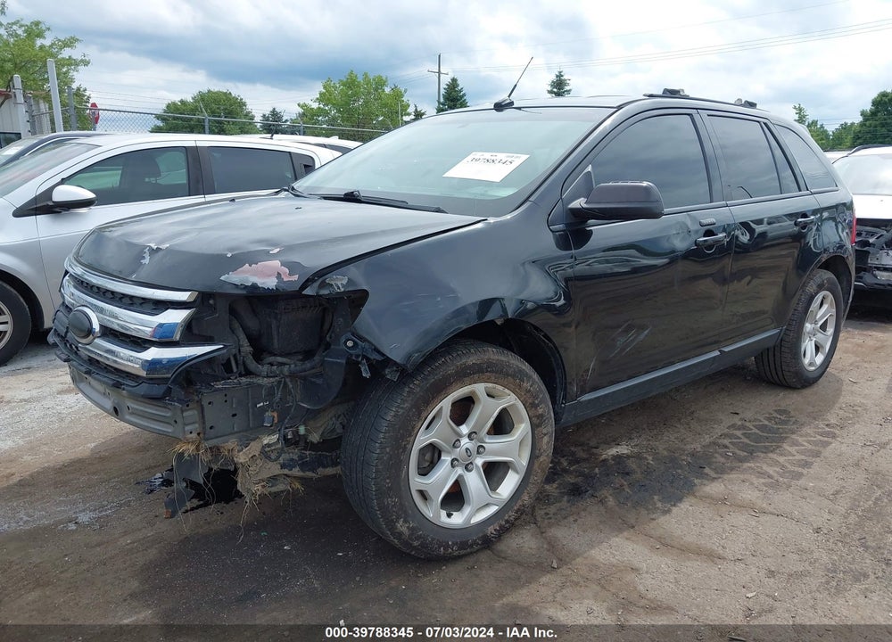 2013 FORD EDGE SEL VIN: 2FMDK3JCXDBC77731
