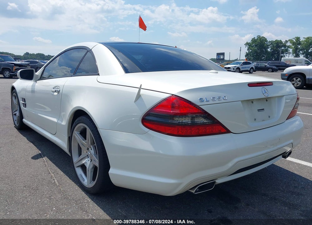 2009 MERCEDES-BENZ SL 550 VIN: WDBSK71F99F155251