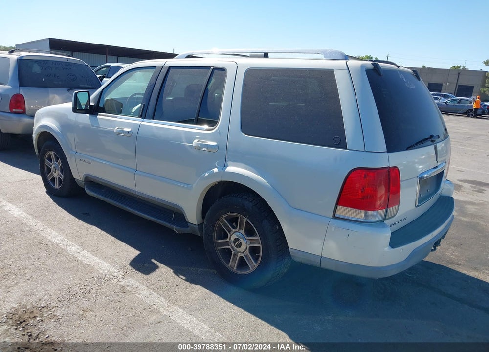 2003 LINCOLN AVIATOR VIN: 5LMEU78H33ZJ50089