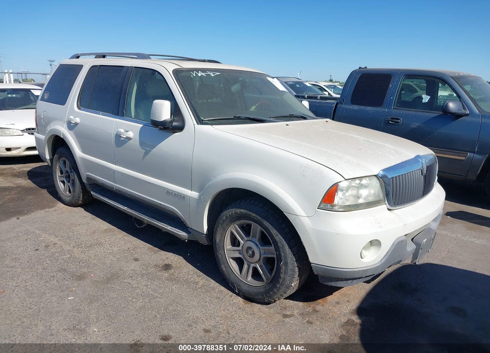 2003 LINCOLN AVIATOR VIN: 5LMEU78H33ZJ50089