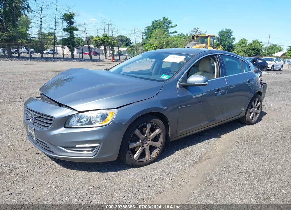2016 VOLVO S60 T5 DRIVE-E PREMIER VIN: YV126MFK6G2412164