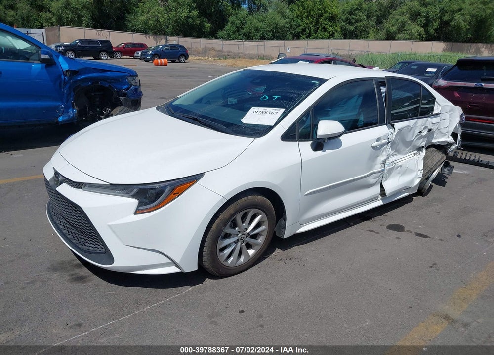2022 TOYOTA COROLLA LE VIN: 5YFVPMAE1NP301876