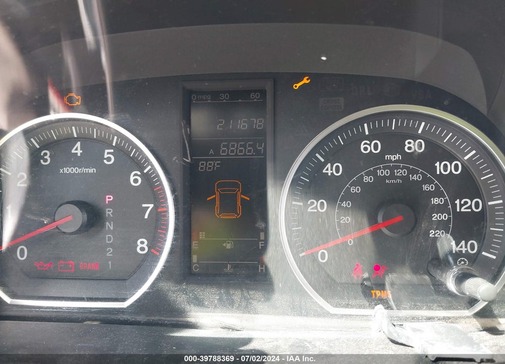 2007 HONDA CR-V EX-L VIN: JHLRE48767C045134
