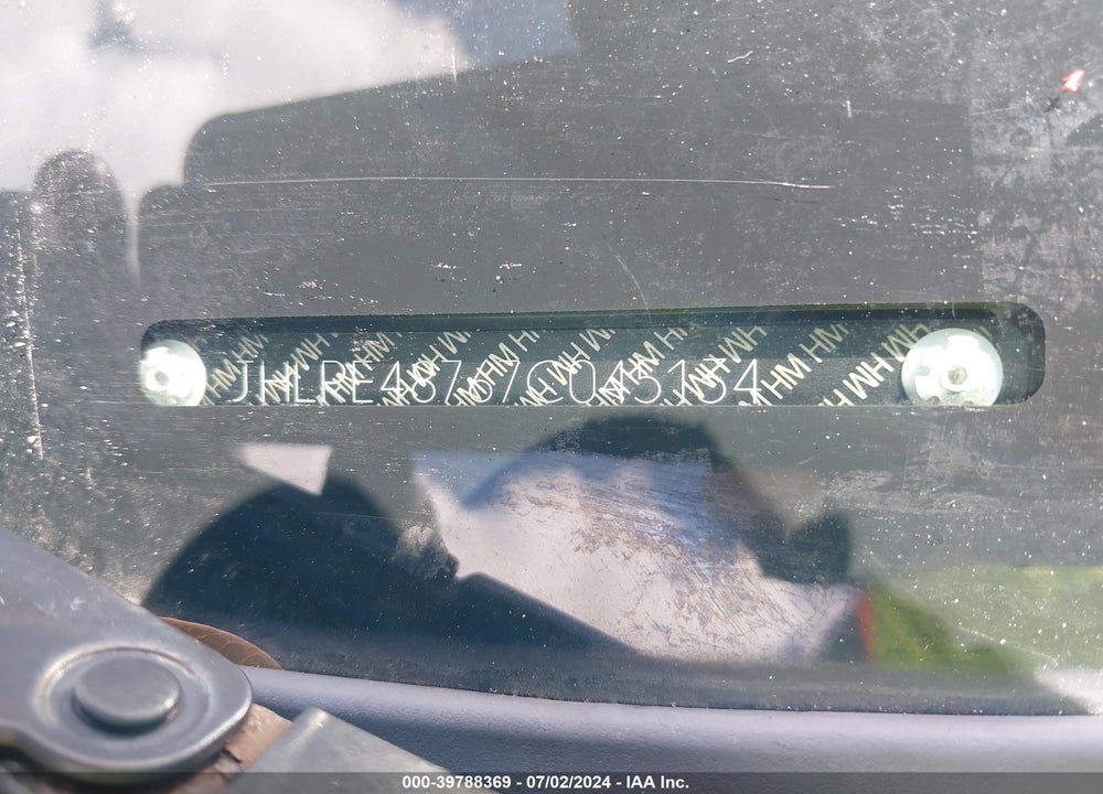 2007 HONDA CR-V EX-L VIN: JHLRE48767C045134