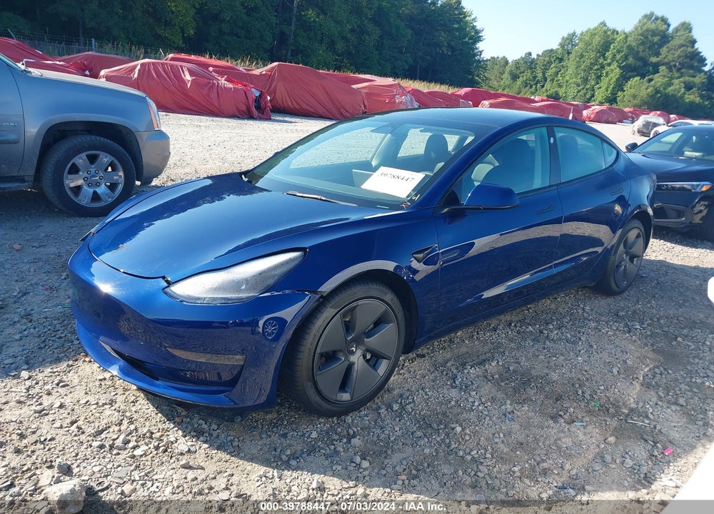 2022 TESLA MODEL 3 LONG RANGE DUAL MOTOR ALL-WHEEL DRIVE VIN: 5YJ3E1EB1NF180709
