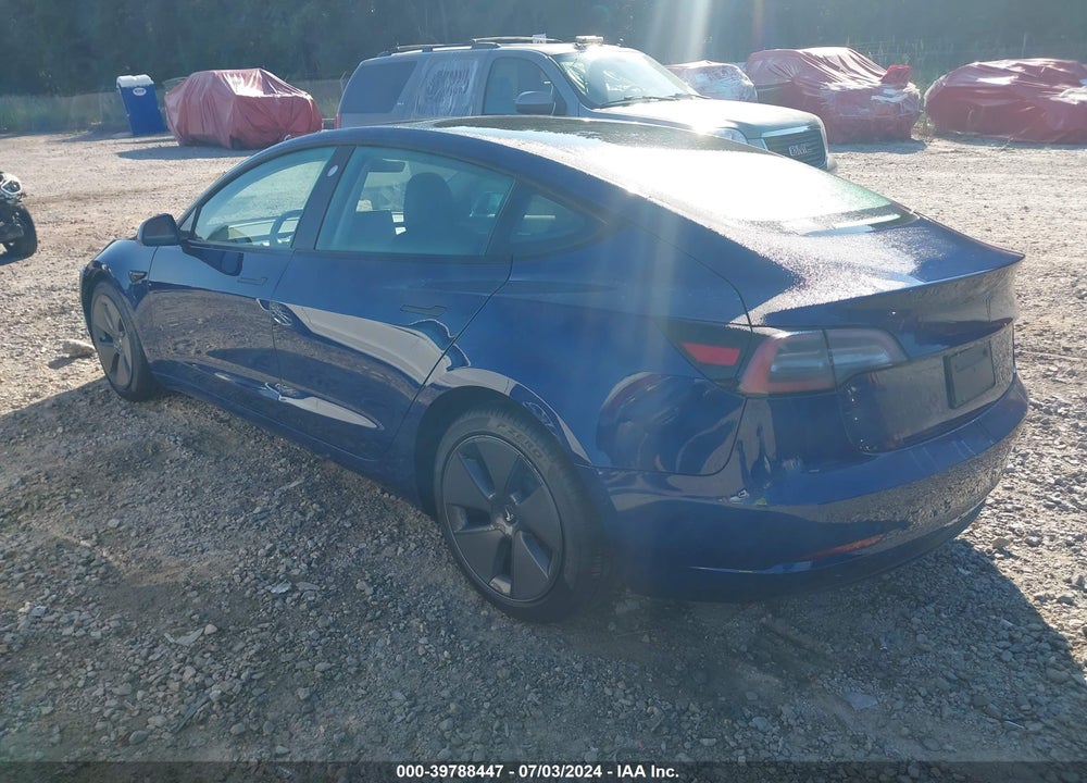 2022 TESLA MODEL 3 LONG RANGE DUAL MOTOR ALL-WHEEL DRIVE VIN: 5YJ3E1EB1NF180709
