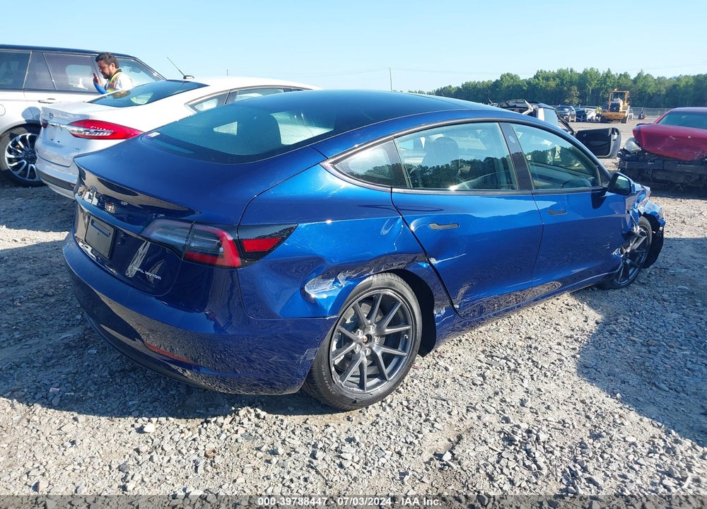2022 TESLA MODEL 3 LONG RANGE DUAL MOTOR ALL-WHEEL DRIVE VIN: 5YJ3E1EB1NF180709