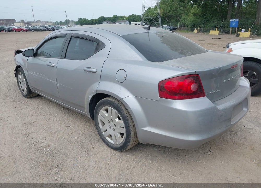 2014 DODGE AVENGER SE VIN: 1C3CDZAB2EN234662