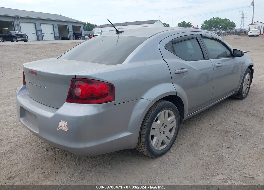 2014 DODGE AVENGER SE VIN: 1C3CDZAB2EN234662