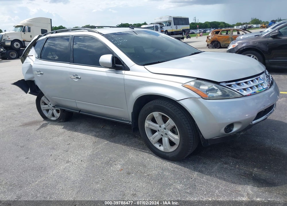 2006 NISSAN MURANO SL/SE/S VIN: JN8AZ08T46W416796