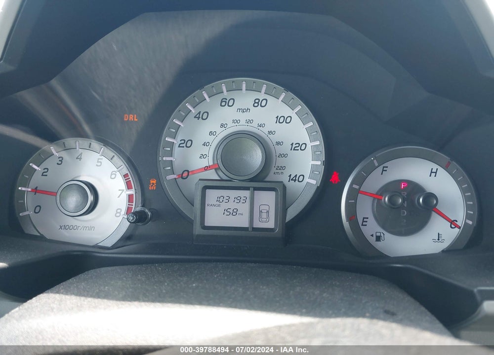 2012 HONDA PILOT LX VIN: 5FNYF4H23CB003883
