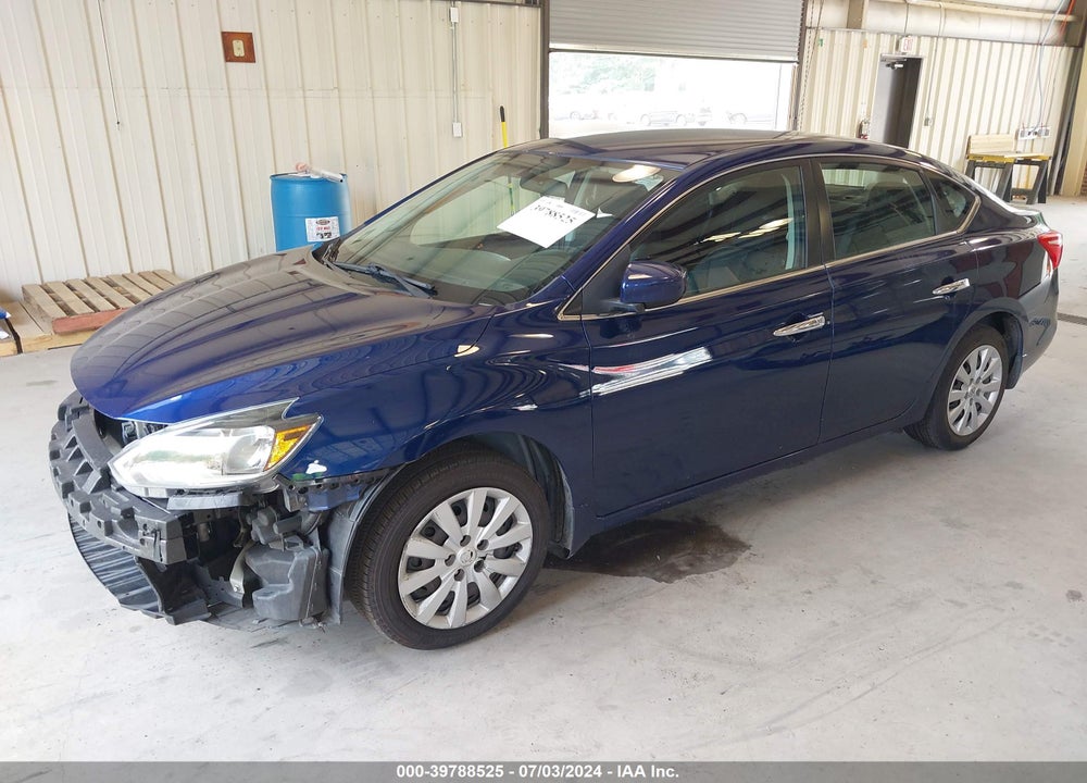 2016 NISSAN SENTRA S VIN: 3N1AB7APXGY293668