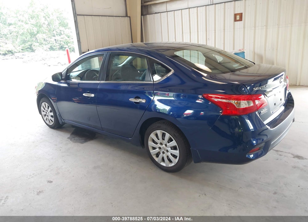 2016 NISSAN SENTRA S VIN: 3N1AB7APXGY293668