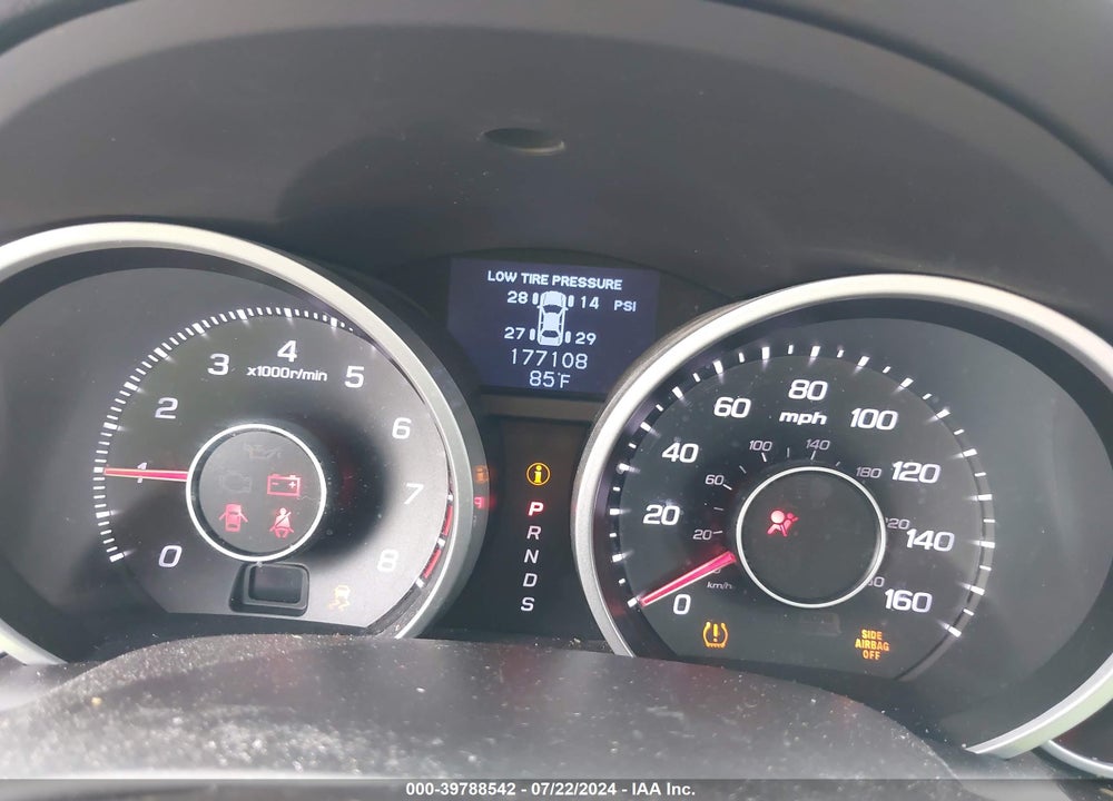 2011 ACURA TL 3.7 VIN: 19UUA9F53BA002877