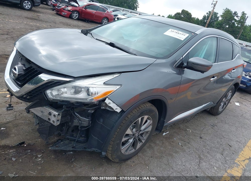 2017 NISSAN MURANO SL VIN: 5N1AZ2MHXHN148950