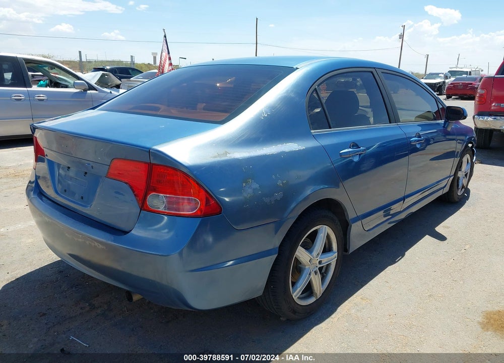 2008 HONDA CIVIC LX VIN: 1HGFA165X8L064722
