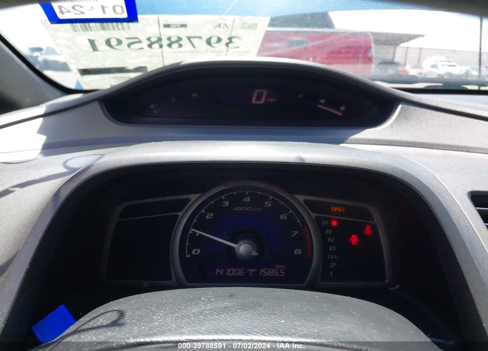 2008 HONDA CIVIC LX VIN: 1HGFA165X8L064722