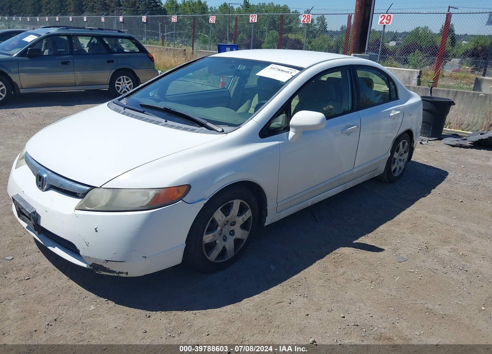 2007 HONDA CIVIC LX VIN: JHMFA16577S004172