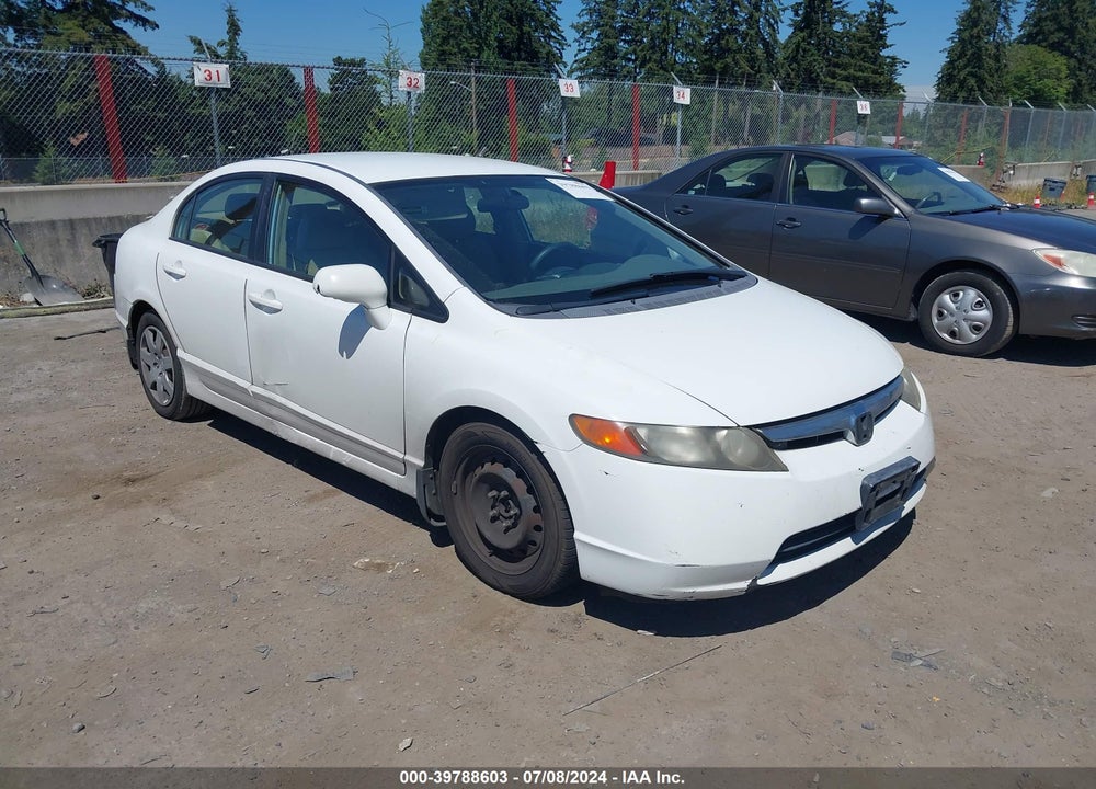 2007 HONDA CIVIC LX VIN: JHMFA16577S004172