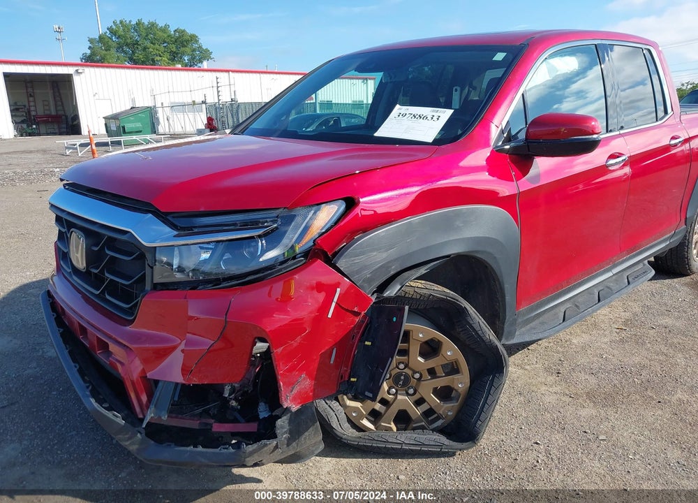 2022 HONDA RIDGELINE RTL-E VIN: 5FPYK3F7XNB015995