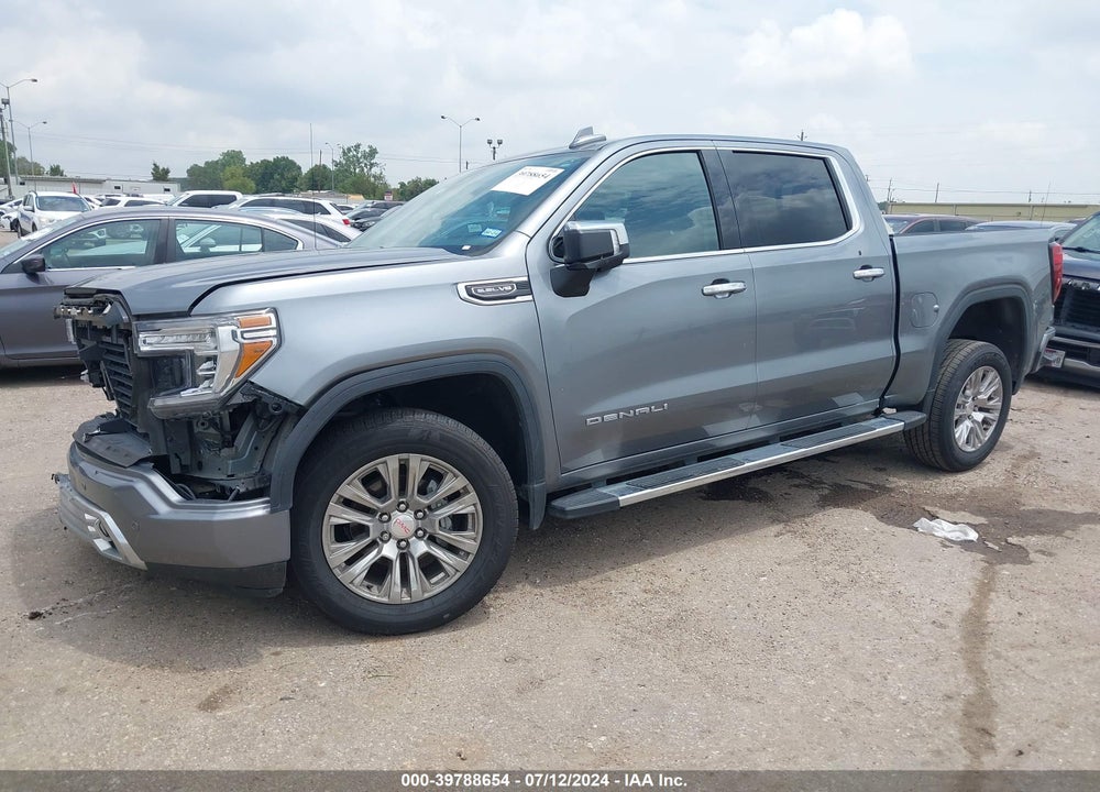 2021 GMC SIERRA 1500 4WD SHORT BOX DENALI VIN: 3GTU9FEDXMG211696