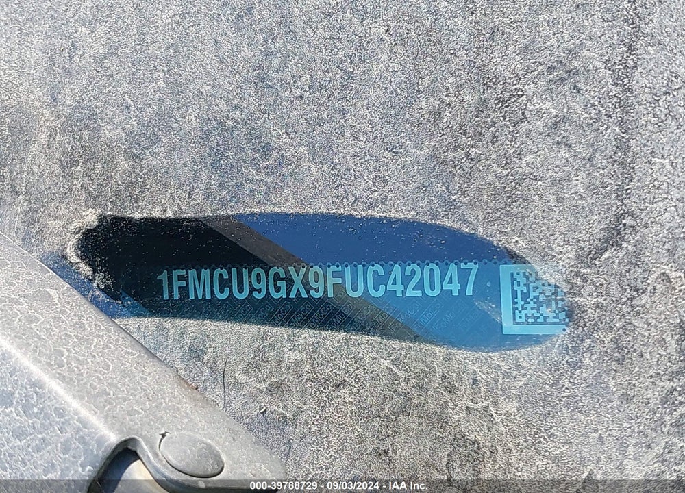 2015 FORD ESCAPE SE VIN: 1FMCU9GX9FUC42047