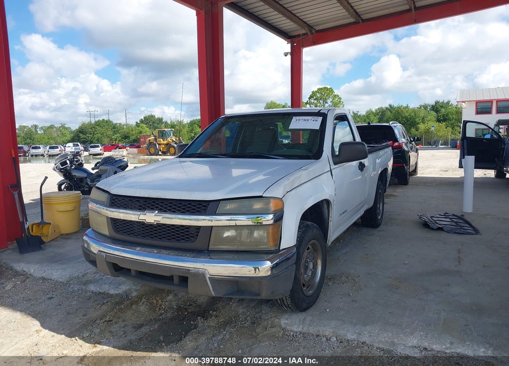 2005 CHEVROLET COLORADO VIN: 1GCCS148958243604