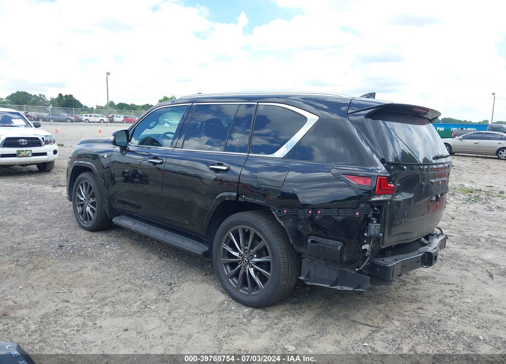 2023 LEXUS LX 600 F SPORT VIN: JTJMB7CX0P4036462