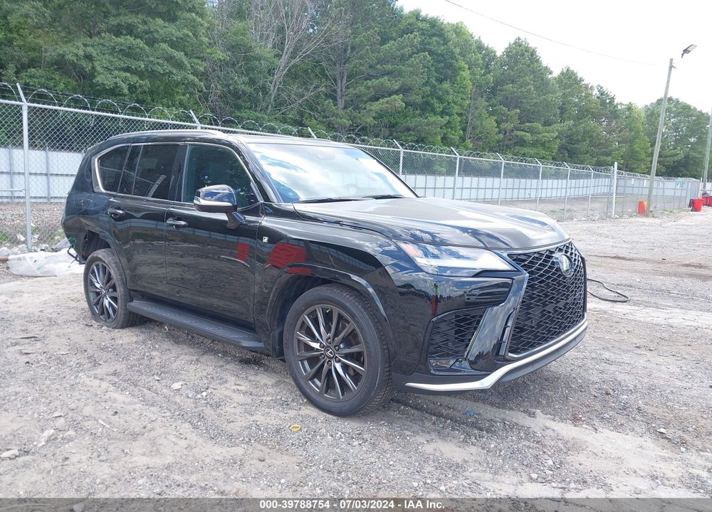 2023 LEXUS LX 600 F SPORT VIN: JTJMB7CX0P4036462