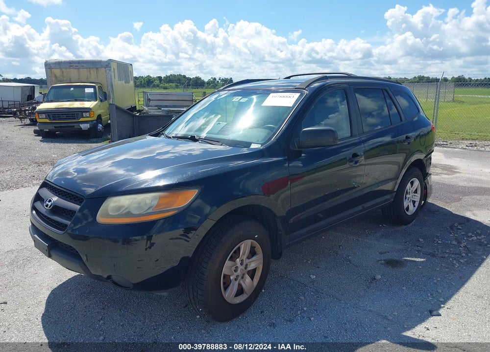 2009 HYUNDAI SANTA FE GLS VIN: 5NMSG13D39H255196