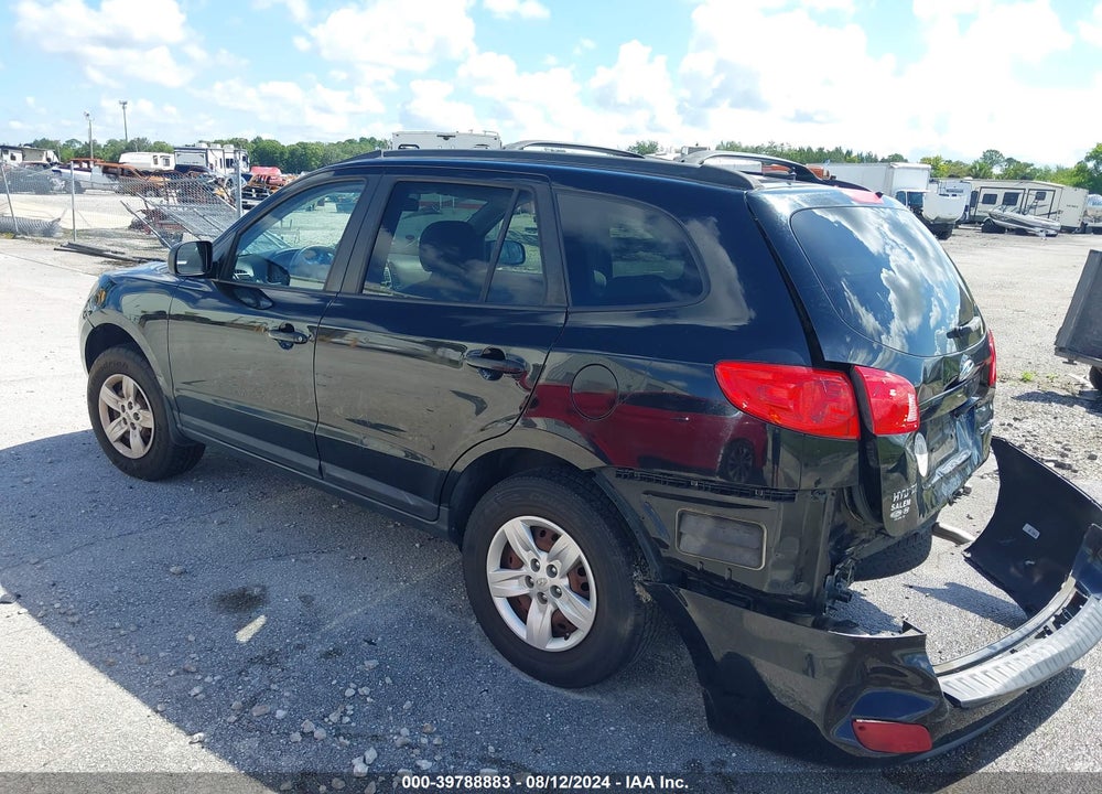 2009 HYUNDAI SANTA FE GLS VIN: 5NMSG13D39H255196