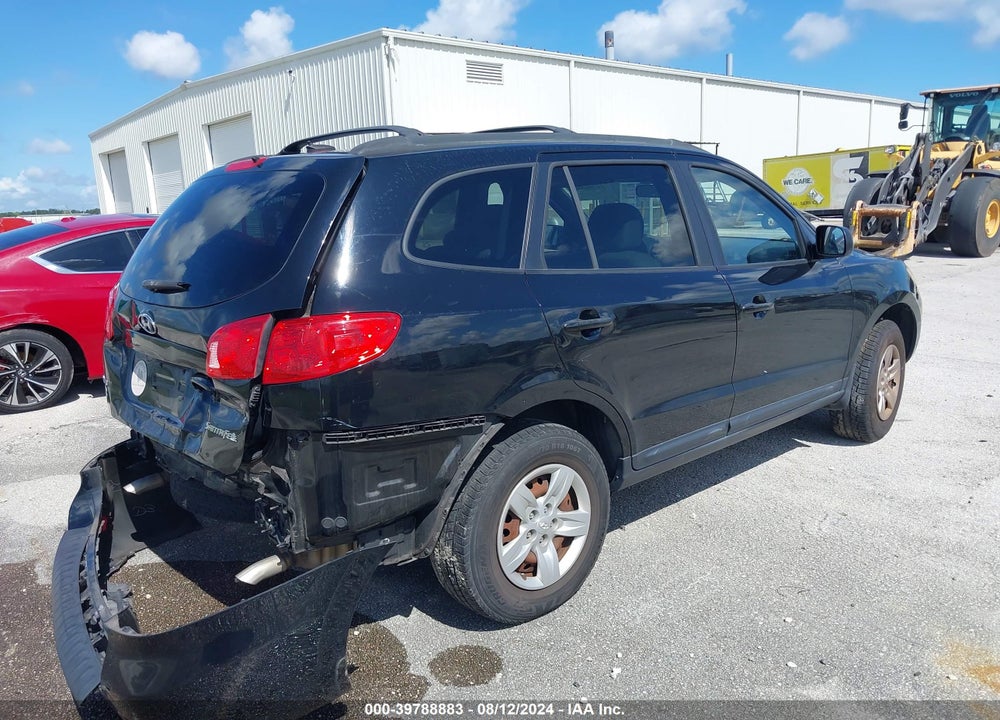2009 HYUNDAI SANTA FE GLS VIN: 5NMSG13D39H255196
