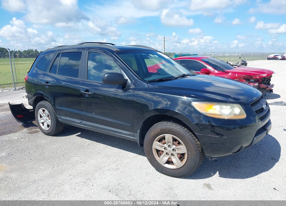 2009 HYUNDAI SANTA FE GLS VIN: 5NMSG13D39H255196